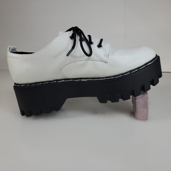 Bamboo Lug Sole Women's Platform Shoes Size 9 - Bamboo 41089-2 - Picture 8 of 9